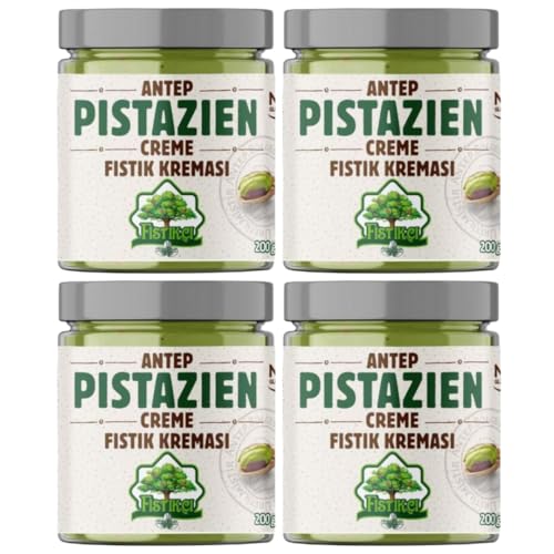 Turkish Pistaziencreme mit 30% Pistazien, ohne Palmöl, 200 Gramm x 4STÜCK Turkish Pistaziencreme mit 30% Pistazien, ohne Palmöl, 200 Gramm x 4STÜCK von Generisch