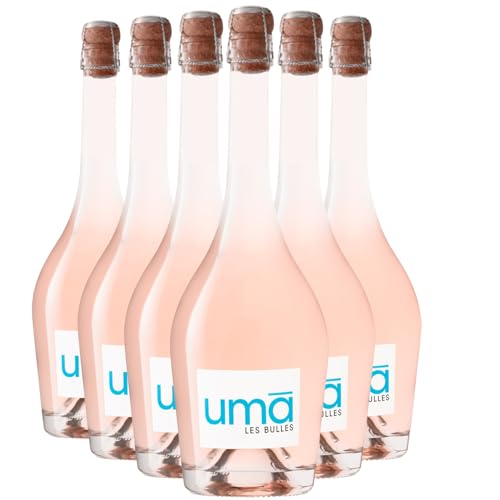 Uma Les Bulles Roséwein - Domaine Uma - französischer Wein - Languedoc - Roussillon Frankreich - Rebsorte Cinsault - 6x75cl Uma Les Bulles Roséwein - Domaine Uma - französischer Wein - Languedoc - Roussillon Frankreich - Rebsorte Cinsault - 6x75cl von Generisch