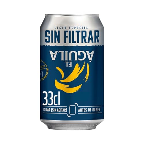 Ungefiltertes Bier spanische46 Dosen à 33 cl. 12er Pack von Generisch