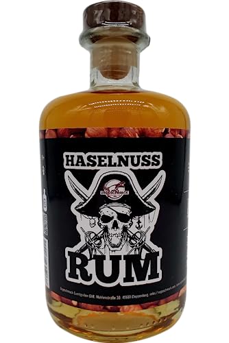 Urgeschmack Eventgrillen Haselnuss Rum 39,5% Vol. | feine Komposition aus Rum & Haselnuss | 0,5L | mit Rum aus Barbados von Generisch