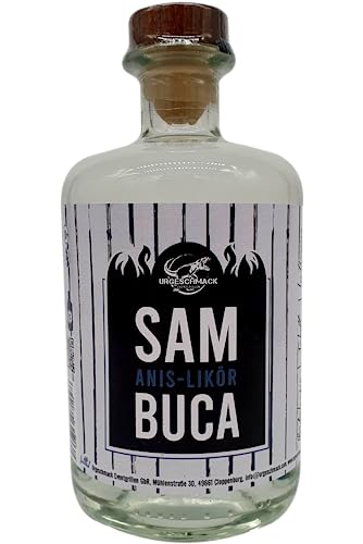 Urgeschmack Eventgrillen Sambuca 39% Vol. | italienscher Sternanis Likör | 0,5 L | Likörmanufaktur aus Cloppenburg | von Generisch