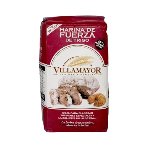 VILLAMAYOR Starkes Weizenmehl 1 kg. 2er-Pack. von Generisch