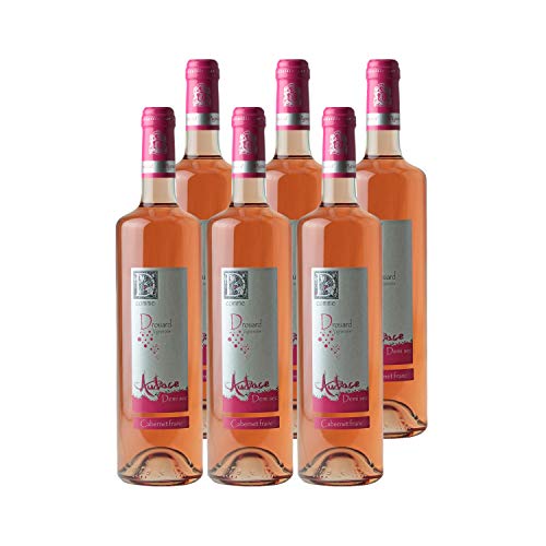 Val de Loire Audace Demi-Sec Roséwein - Vignoble Drouard - g.g.A. - Loiretal Frankreich - Rebsorte Cabernet Franc - 6x75cl Val de Loire Audace Demi-Sec Roséwein - Vignoble Drouard - g.g.A. - Loiretal Frankreich - Rebsorte Cabernet Franc - 6x75cl von Generisch