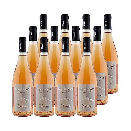 Ventoux Légende 1911 Roséwein - Vignobles du Sud - g.U. - Rhonetal Frankreich - Rebsorte Sylvaner, Grenache - 12x75cl von Generisch