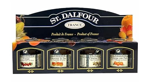 Verschiedene Marmeladen (Erdbeere, Pfirsich, Pflaume und Orange) 4 Stk. à 28 g. 6er-Pack. von Generisch