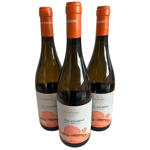 Villa Raiano, Falanghina Beneventano IGT 2023, Weißwein aus Italien, 750 ml, 3er-Set von Generisch