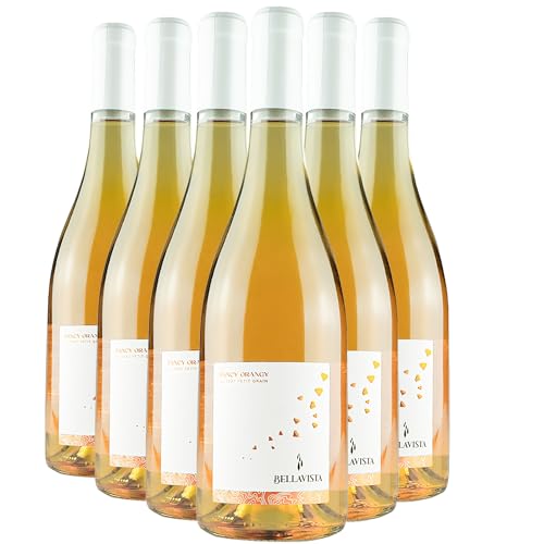 Fancy Orangy Orange 2022 - Bio - Bellavista - französischer Wein - Languedoc - Roussillon Frankreich - Rebsorte Muscat Petit Grain - 6x75cl von Generisch