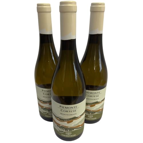 Vinchio Vaglio, "Montecroce" Cortese Piemonte DOC 2023, Weißwein aus Italien, 750 ml, 3er Set Vinchio Vaglio, "Montecroce" Cortese Piemonte DOC 2023, Weißwein aus Italien, 750 ml, 3er Set von Generisch