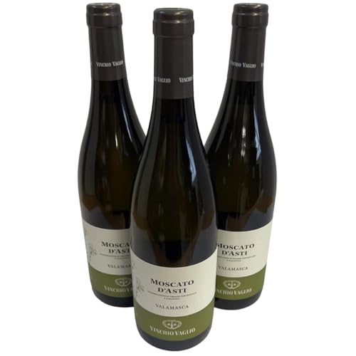 Vinchio Vaglio, "Valamasca" Moscato d'Asti DOCG 2024, Weißwein aus Italien, 750 ml, 3er Set Vinchio Vaglio, "Valamasca" Moscato d'Asti DOCG 2024, Weißwein aus Italien, 750 ml, 3er Set von Generisch