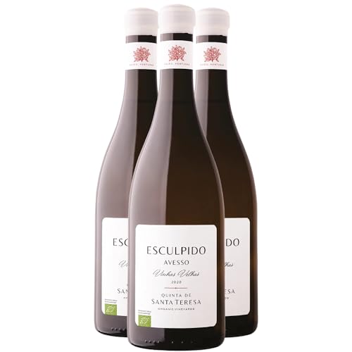 Vinho Verde Avesso Esculpido Vinhas Velhas Weißwein 2021 - Bio - Quinta Santa Teresa - DOC - Portugal Portugal - Rebsorte Avesso - 3x75cl von Generisch