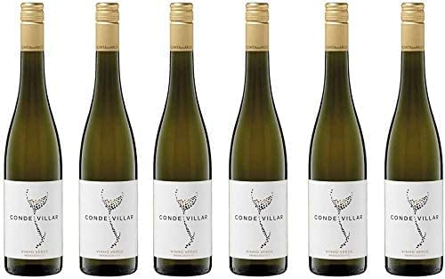 Vinho Verde Branco I Conde Villar Portugal I 6er Paket Weißwein I (6x 0,75 l) von Generisch