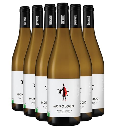 Vinho Verde Monólogo Weißwein 2022 - Bio - Quinta Santa Teresa - DOC - Portugal Portugal - Rebsorte Chardonnay - 6x75cl von Generisch