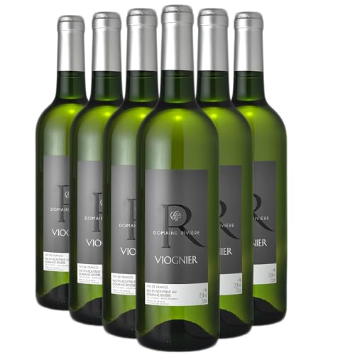 Viognier Weißwein 2022 - Maison Rivière - französischer Wein - Burgund Frankreich - Rebsorte Viognier - 6x75cl von Generisch