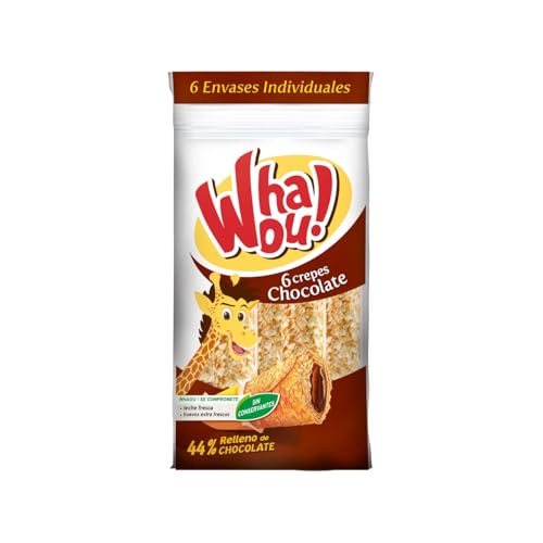 WHAOU! Gefüllte Crêpes mit Schokolade 6 Stück 192 g 3er Pack von Generisch