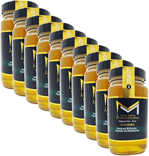 Wildkräuterhonig Golden Melostalia Archontakis 10 x 800g Glas aus Kreta Griechenland Wildkräuterhonig Golden Melostalia Archontakis 10 x 800g Glas aus Kreta Griechenland von Generisch