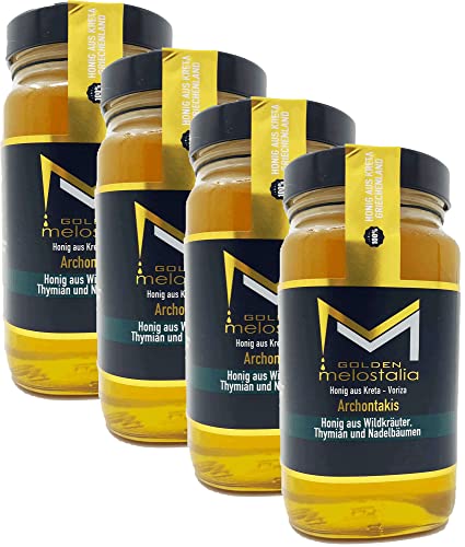 Wildkräuterhonig Golden Melostalia Archontakis 4 x 800g Glas aus Kreta Griechenland Wildkräuterhonig Golden Melostalia Archontakis 4 x 800g Glas aus Kreta Griechenland von Generisch