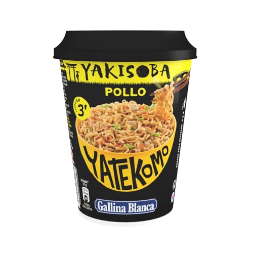 YATEKOMO Orientalische Hühnchen-Nudeln Yakisoba im Becher 93 g. 6er Pack von Generisch