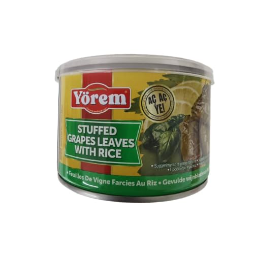Yörem Yaprak Sarma - Gefüllte Weinblätter mit Reis 400g - Fertiggericht, Vegan, Hochwertige Qualität Yörem Yaprak Sarma - Gefüllte Weinblätter mit Reis 400g - Fertiggericht, Vegan, Hochwertige Qualität von Generisch