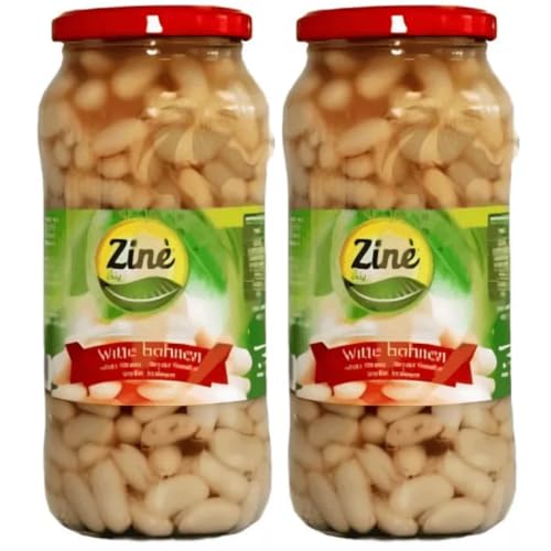 ZINE Weiße Bohnen – Zart, Vielseitig und Schonend verarbeitet | Herkunft: Türkei | Perfekt für Salate, Eintöpfe und Aufläufe – Nettovolumen 580 ml, 2 Er ZINE Weiße Bohnen – Zart, Vielseitig und Schonend verarbeitet | Herkunft: Türkei | Perfekt für Salate, Eintöpfe und Aufläufe – Nettovolumen 580 ml, 2 Er von Generisch
