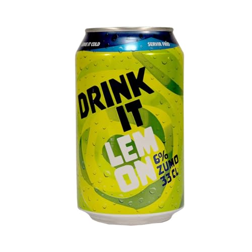 Zitronenlimonade mit Kohlensäure spanische Dose 33 cl., 12er Pack von Generisch