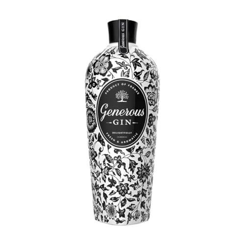 Generous I Premium Gin I 700ml Flasche I 44% Volume I Exclusives Flaschendesign von Generous