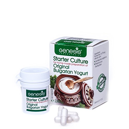 Bulgarian Starter Kultur für Traditionelen Joghurt - natürlichen - bis zum 20 Liter von Genesis LABORATORIES