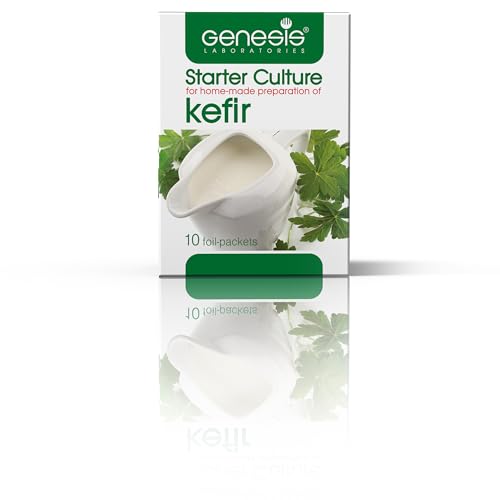 Genesis Starter Kultur für hausgemachten Kefir - bis zu 50 Liter Genesis Starter Kultur für hausgemachten Kefir - bis zu 50 Liter von Genesis LABORATORIES