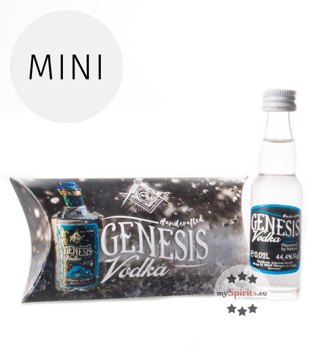 Genesis Vodka  (44,4 % Vol., 0,02 Liter) von Genesis