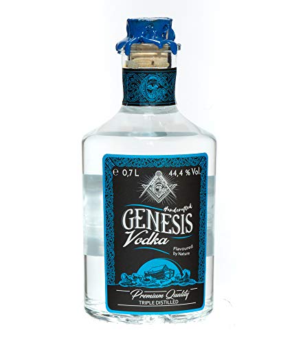 Genesis Vodka: dreifach destillierter Premium Wodka mit Erdfilterung / 44,4% Vol. / 0,7 Liter-Flasche von Genesis