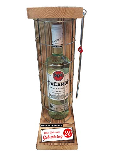 Bacardi Geschenk 20 Geburtstag Eiserne Reserve Gitter Bacardi Carta Blanca Rum (1 x 0.7 l) -r- Alles Gute zum 20. Geburtstag Bacardi Geschenk 20 Geburtstag Eiserne Reserve Gitter Bacardi Carta Blanca Rum (1 x 0.7 l) -r- Alles Gute zum 20. Geburtstag von Genial-Anders