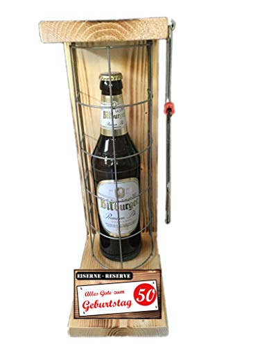 Bitburger Pils Geschenk 50 Geburtstag - Eiserne Reserve Gitter Bitburger Bier Pils Biergeschenk Geburtstag Geschenke Alles Gute zum 50 Geburtstag Bier (1 x 0.5 l) Bitburger Pils Geschenk 50 Geburtstag - Eiserne Reserve Gitter Bitburger Bier Pils Biergeschenk Geburtstag Geschenke Alles Gute zum 50 Geburtstag Bier (1 x 0.5 l) von Genial-Anders