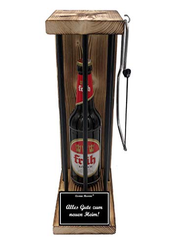 Früh Kölsch Einweihung Haus Geschenk - Eiserne Reserve Black Edition Bier Biergeschenk s/w Alles Gute zum neuen Heim Bier (1 x 0.5 l) von Genial-Anders
