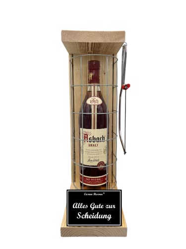 Asbach Uralt Geschenk zur Scheidung Geschenkset Eiserne Reserve Gitterkäfig incl. Säge Text s/w Alles Gute zur Scheidung Brandy (1 x 0.70 l) Asbach Uralt Geschenk zur Scheidung Geschenkset Eiserne Reserve Gitterkäfig incl. Säge Text s/w Alles Gute zur Scheidung Brandy (1 x 0.70 l) von Genial-Anders