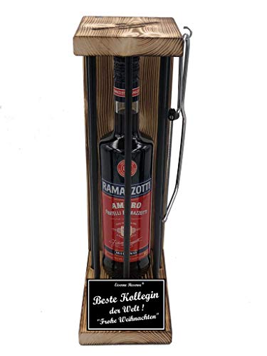 Weihnachten Geschenk Kollegin Ramazzotti Eiserne Reserve Black Edition incl. Notsäge Text s/w Beste Kollegin der Welt Frohe Weihnachten Kräuterlikör (1 x 0.70 l) Weihnachten Geschenk Kollegin Ramazzotti Eiserne Reserve Black Edition incl. Notsäge Text s/w Beste Kollegin der Welt Frohe Weihnachten Kräuterlikör (1 x 0.70 l) von Genial-Anders
