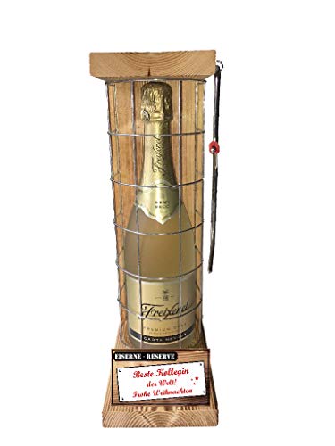 Eiserne Reserve Geschenkset Kollegin Weihnachten Freixenet Sekt Gitter Text rot Weihnachten: Beste Kollegin der Welt Frohe Weihnachten Sekt (1 x 0.75 l) Eiserne Reserve Geschenkset Kollegin Weihnachten Freixenet Sekt Gitter Text rot Weihnachten: Beste Kollegin der Welt Frohe Weihnachten Sekt (1 x 0.75 l) von Eiserne Reserve
