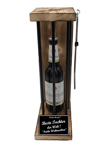 Weihnachten Geschenk für Tochter König Pilsener Eiserne Reserve Black Edition incl. Notsäge Text s/w Beste Tochter der Welt Frohe Weihnachten Bier (1 x 0.5 l) Weihnachten Geschenk für Tochter König Pilsener Eiserne Reserve Black Edition incl. Notsäge Text s/w Beste Tochter der Welt Frohe Weihnachten Bier (1 x 0.5 l) von Genial-Anders