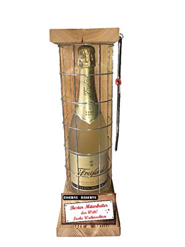Eiserne Reserve Geschenkset Freixenet - Freixenet Sekt Gitter Text rot Weihnachten: Bester Mitarbeiter der Welt Frohe Weihnachten Sekt (1 x 0.75 l) Eiserne Reserve Geschenkset Freixenet - Freixenet Sekt Gitter Text rot Weihnachten: Bester Mitarbeiter der Welt Frohe Weihnachten Sekt (1 x 0.75 l) von Eiserne Reserve