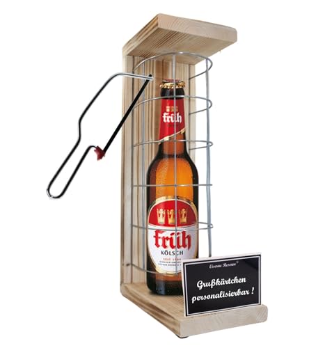 Personalisierte Geschenke für Männer Frauen Geschenkidee - Eiserne Reserve Gitterkäfig Früh Kölsch Bier (1 x 0.5 l) incl. Notsäge - Papa Mama Geburtstag Hochzeit Personalisierte Geschenke für Männer Frauen Geschenkidee - Eiserne Reserve Gitterkäfig Früh Kölsch Bier (1 x 0.5 l) incl. Notsäge - Papa Mama Geburtstag Hochzeit von Genial-Anders