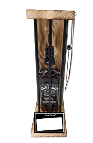 Whiskey J.Daniel Neutral zum Beschriften Geschenk Eiserne Reserve Black Edition Text s/w Neutral zum Beschriften Bourbon Whisky (1 x 0.70 l) von Genial-Anders