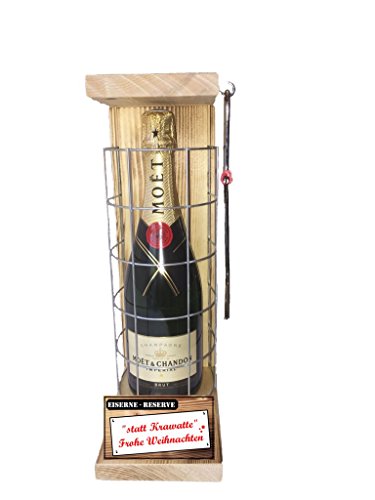 Moet statt Krawatte Frohe Weihnachten - Eiserne Reserve incl. Notsäge Gitter -r- Das Geschenk für Weihnachten Mutter Vater Bruder Schwester Champagner (1 x 0.75 l) Moet statt Krawatte Frohe Weihnachten - Eiserne Reserve incl. Notsäge Gitter -r- Das Geschenk für Weihnachten Mutter Vater Bruder Schwester Champagner (1 x 0.75 l) von Genial-Anders