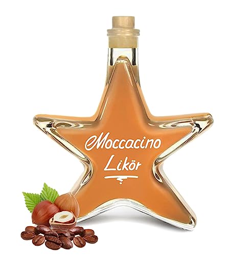 5x Moccacino Likör 0,2 L Sternflasche Coffeecream & Nuts Sehr sämig & süffig 18% Vol Mengenrabatt von Geniess-Bar!