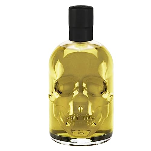 Absinth Gold Kristall Skull 0,5 L Totenkopf ohne Farbstoff mit maximal erlaubtem Thujongehalt 35mg/L 55% Vol von Geniess-Bar!