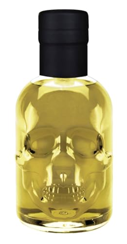 Absinth Gold Kristall Skull 0,2 L Totenkopf ohne Farbstoff mit maximal erlaubtem Thujongehalt 35mg/L 55% Vol von Geniess-Bar!