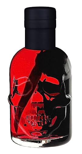 Absinth Rot Skull Totenkopf 0,2L Red Chili max. erlaubtem Thujon 35mg/L 55% Vol von Geniess-Bar!