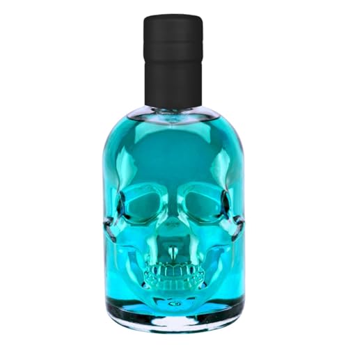 Absinth Skull Totenkopf Arctic Blue 0,5L 55% Vol mit maximal erlaubtem Thujon 35mg/L von Geniess-Bar!