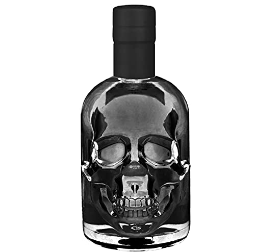 Absinth Skull Totenkopf Schwarz Black 0,2L mit maximal erlaubtem Thujon 35mg/L 55% Vol von Geniess-Bar!