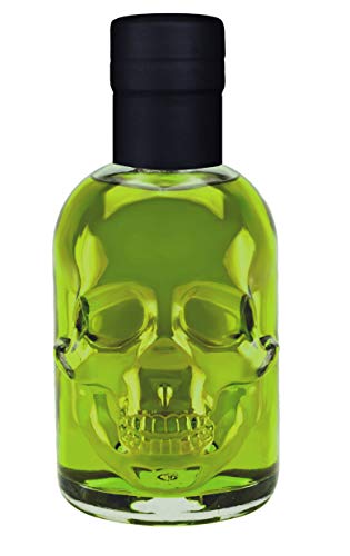 Absinth Skull Totenkopf grün 0,2L Testurteil SEHR GUT(1,4) Maximal erlaubter Thujongehalt 35mg/L 55% Vol von Geniess-Bar!