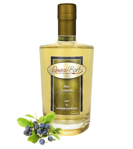 Alte Schlehe 0,7L Schlehengeist zart und unwiderstehlich 40% Vol. Alte Schlehe 0,7L Schlehengeist zart und unwiderstehlich 40% Vol. von Geniess-Bar!