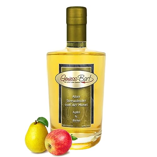 Alter Streuobstler Apfel & Birne 0,35L wunderbar aromatisch & sehr mild 40% Vol von Geniess-Bar!