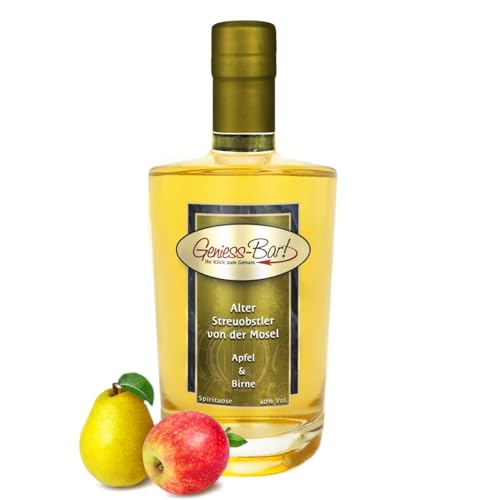 Alter Streuobstler Apfel & Birne 0,35L wunderbar aromatisch & sehr mild 40% Vol von Geniess-Bar!